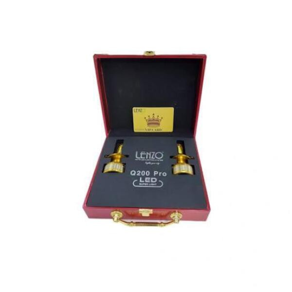 لامپ هدلایت خودرو لنزو مدل Q200 pro پایه H4 بسته دو عددی