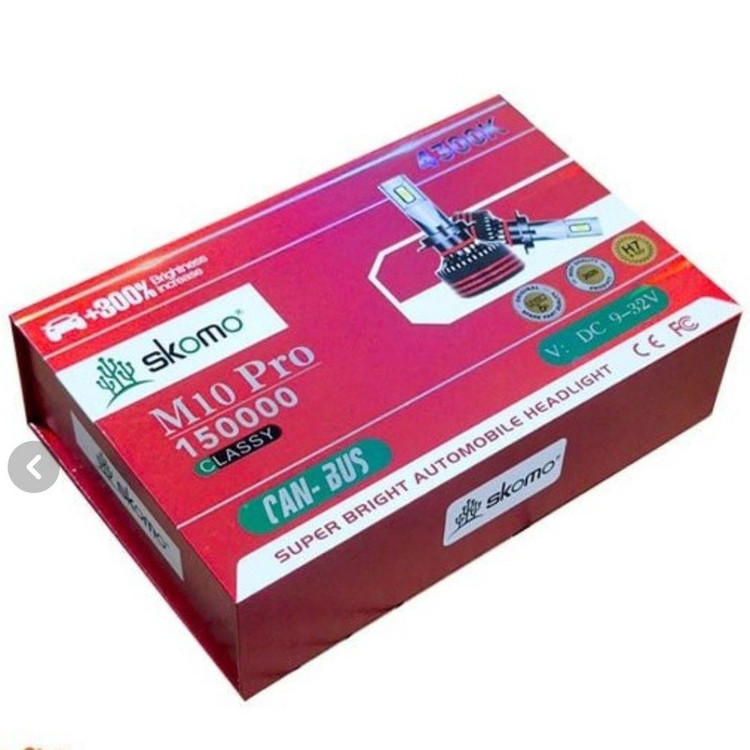 هدلایت خودرو اسکومو مدل m10 pro پایه H1 مجموعه 2 عددی