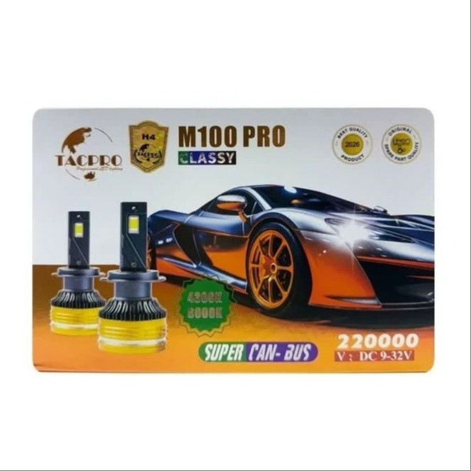 هدلایت تک پرو مدل M100 Pro پایه H7 بسته دو عددی