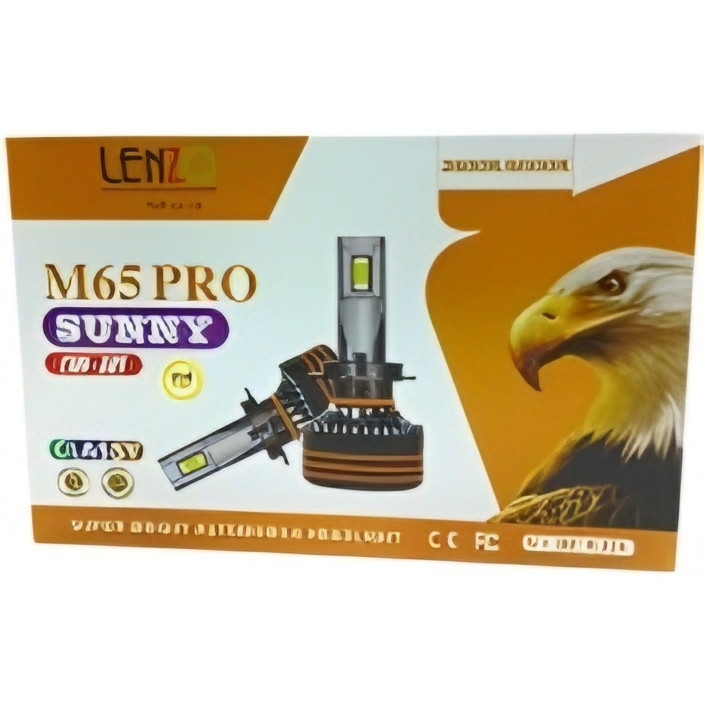 هدلایت لنزو مدل M65 Pro پایه H7 بسته دو عددی