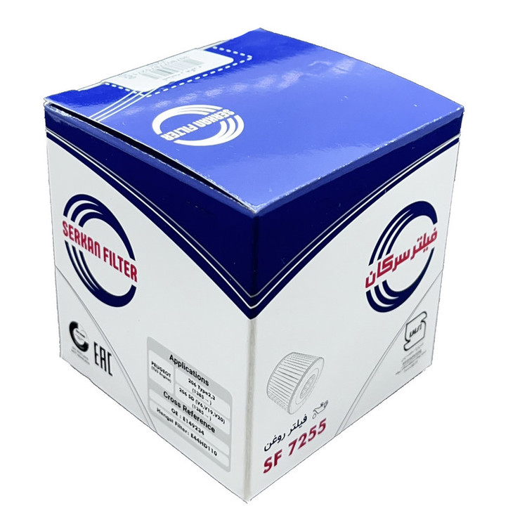 فیلتر روغن خودرو سرکان مدل SF 7255 مناسب برای پژو 206 صندوق دار