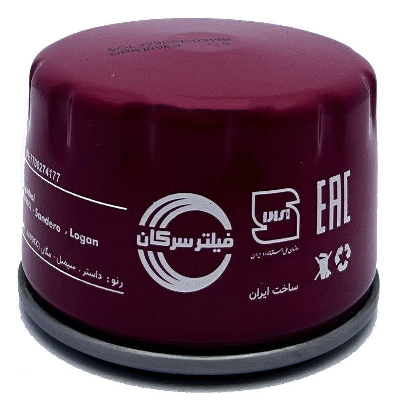 فیلتر روغن خودرو سرکان مدل SF 7798 مناسب برای رنو داستر